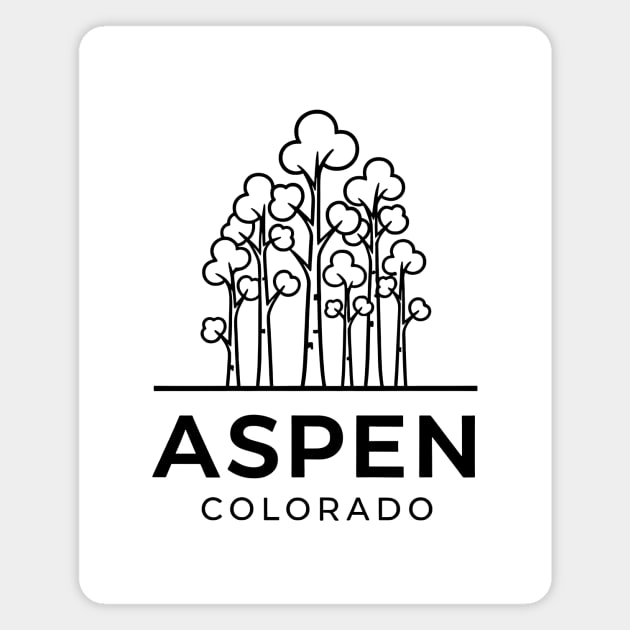 Aspen Magnet by CreativeSage